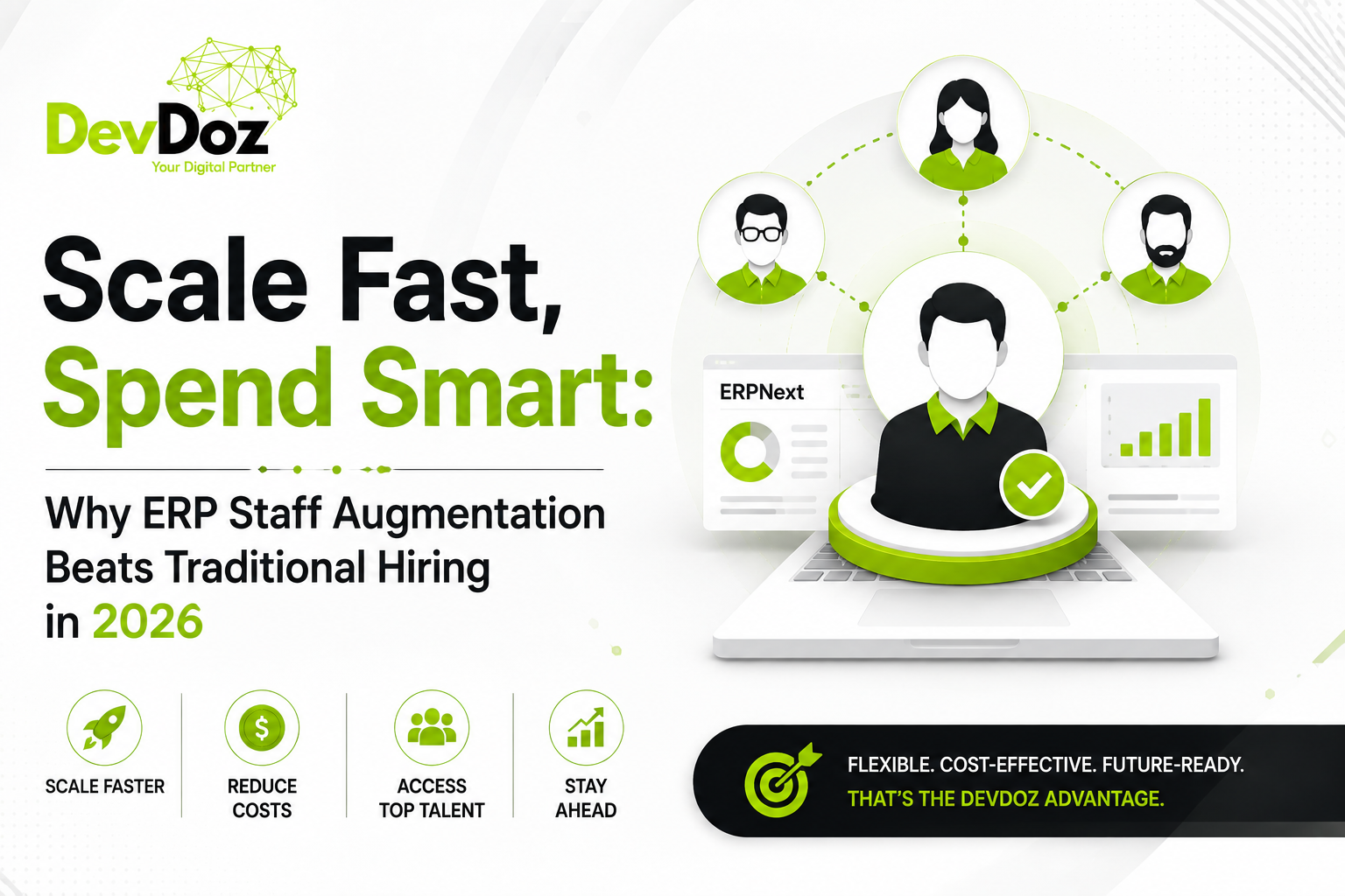 Scale fast, spend smart: ERP staff augmentation guide 2026 by DevDoz